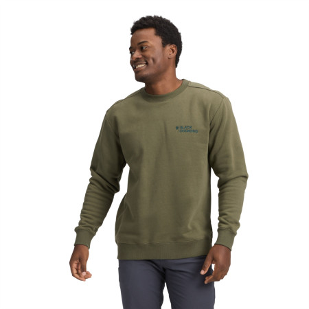 Мъжки суитшърт Black Diamond M Mini Stacked Crewneck