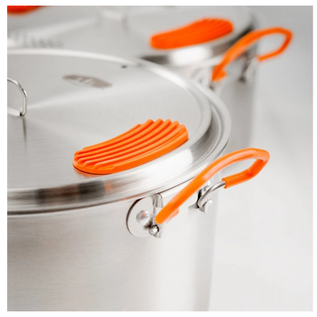 Комплект прибори GSI Outdoors Glacier Stainless Base Camper Medium