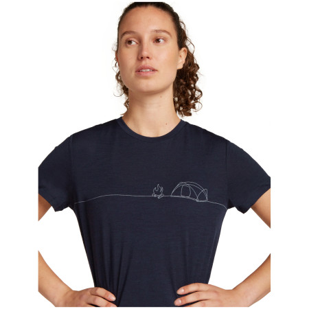 Дамска функционална блуза Icebreaker W Mer 150 Tech Lite SS Tee Single Line C