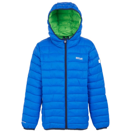 Детско зимно яке Regatta Junior Hooded Marizion Aviator Blue син Aviator Blue Wild Lime