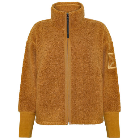 Дамски суитшърт Didriksons Mella Wns Fz 3 оранжев Spice Brown