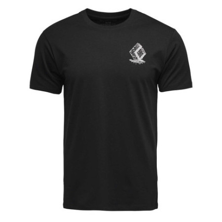 Мъжка тениска Black Diamond M Boulder Ss Tee черен