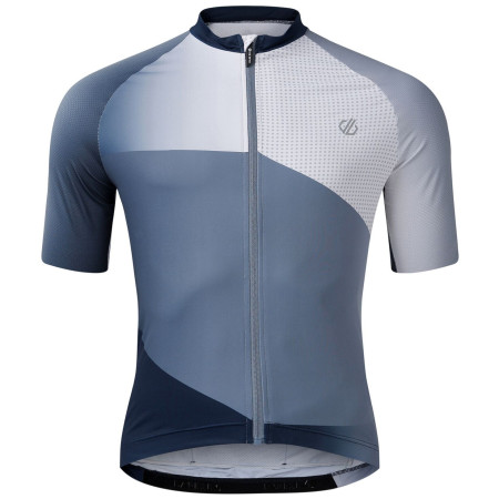 Мъжка колоездачна фланелка Dare 2b Lightning Short Sleeve Printed Jersey сив MercuGradPrt