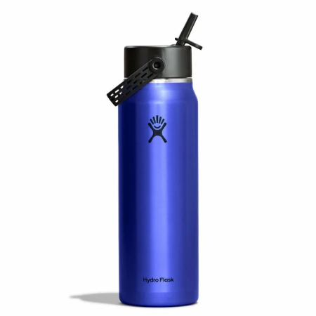 Термос Hydro Flask 32 Oz Lightweight Wide Flex Straw Cap син Sapphire Blue