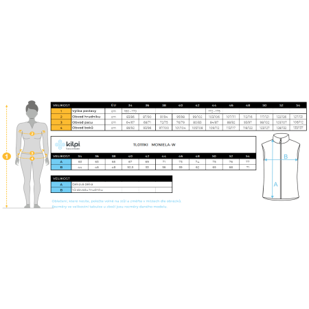 Дамска жилетка Kilpi Monilea