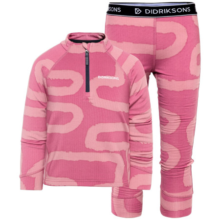 Детско функционално бельо Didriksons Jadis Kids Pr Set 5 Path Heather Pink розов Path Heather Pink