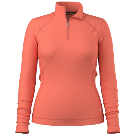Дамска функционална блуза Smartwool W Classic Thermal Merino Base Layer 1/4 Zip коралов CORAL REEF