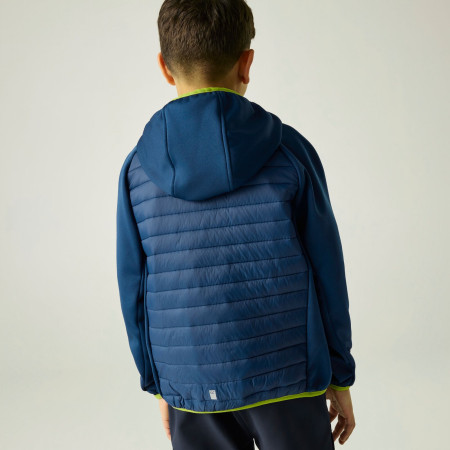 Детско яке Regatta Junior Andreson Hybrid Aviator Blue