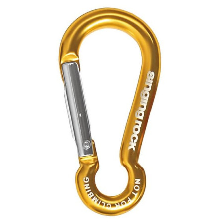 Помощен карабинер Singing Rock Mini Pear жълт