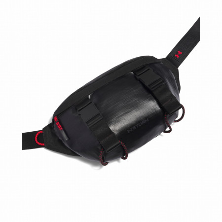 Чанта за кръста Under Armour Summit Trail Waist Bag черен Black / Black / Red