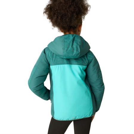 Детско зимно яке Regatta Illuma Reflective Jacket Mediterranea/Turquoise
