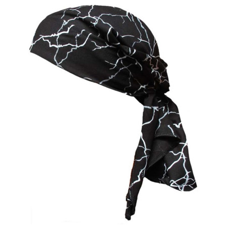 Кърпа за глава Progress Šátek D Sat Tisk 9BG черен PatternBlackLightning