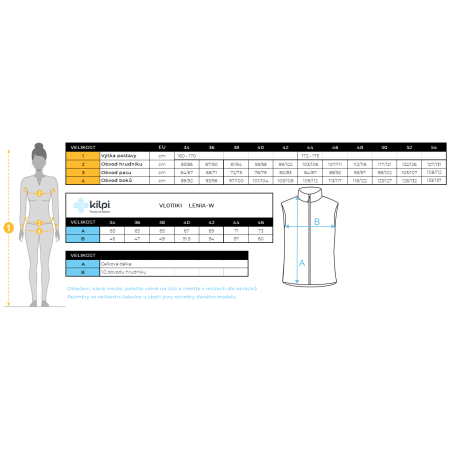 Дамска жилетка Kilpi Lenia-W