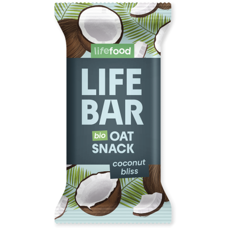 Бар Lifefood Lifebar Oat Snack kokosový BIO 40 g