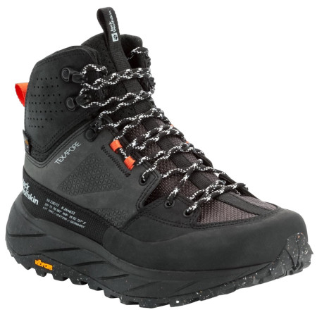 Дамски туристически обувки Jack Wolfskin Terraquest Texapore Mid W черен phantom