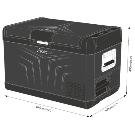 Kомпресорен хладилник Yolco GCX37