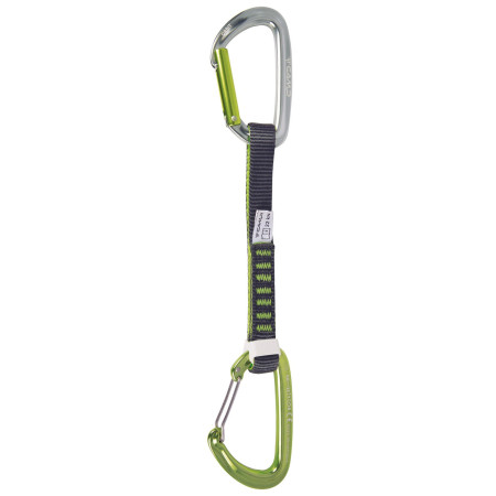 Примка с карабинери Camp Orbit Mixed Express Ks 18 Cm зелен/сив
