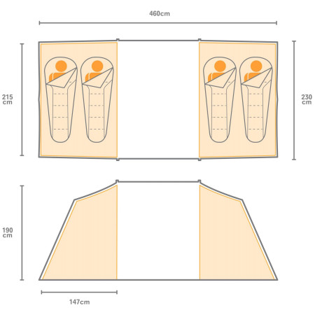 Палатка Regatta Kivu 4 Vis a Vis