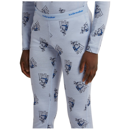 Детско функционално долно бельо Icebreaker Kids M 200 Oasis Leggings Bear Tour AOP
