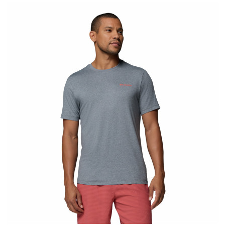 Мъжка тениска Columbia Parsons Point™ SS Back Graphic Tee сив City Grey Heather, Linear Peaks
