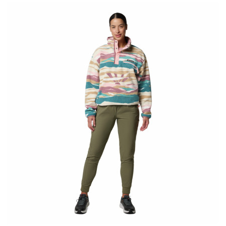 Дамски суитшърт Columbia Helvetia™ II Printed Cropped Half Snap