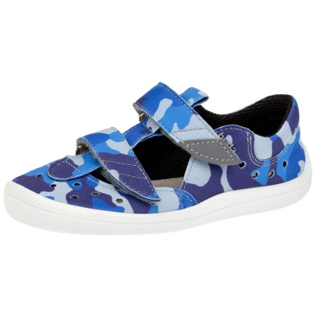 Детски обувки Beda Military Blue син blue (modrá)