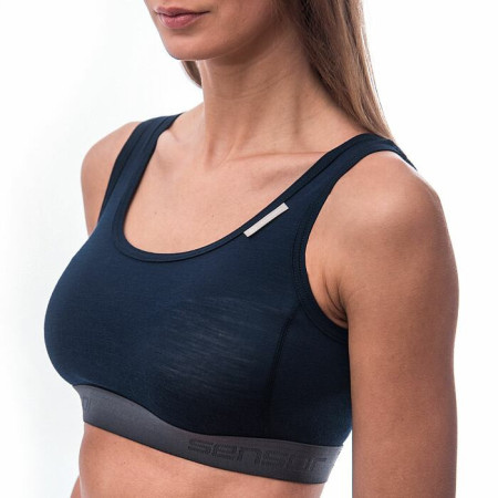 Спортен сутиен Sensor Merino Active Deep Blue