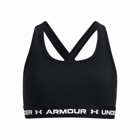 Спортен сутиен Under Armour G Crossback Mid Solid черен Black