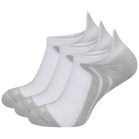 Чорапи MOOA Bamboo Active Low 3-pack бял/сив White/Grey