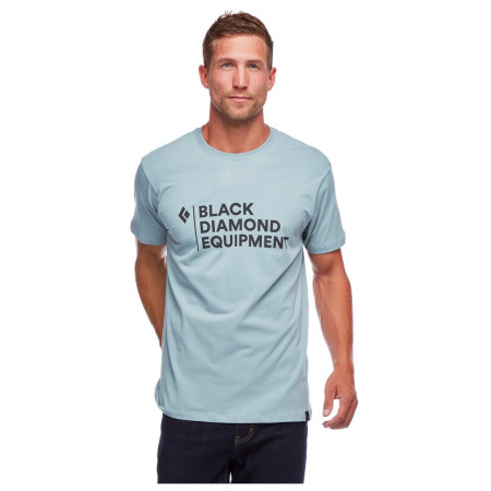 Мъжка тениска Black Diamond M STACKED LOGO TEE син