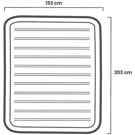 Надуваем дюшек Intex Queen Dura-Beam Classic 64765