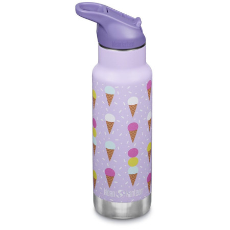 Детски термос Klean Kanteen Insulated Kid Classic Narrow 12oz (w/Flip Seal Sport Cap) лилав ice cream