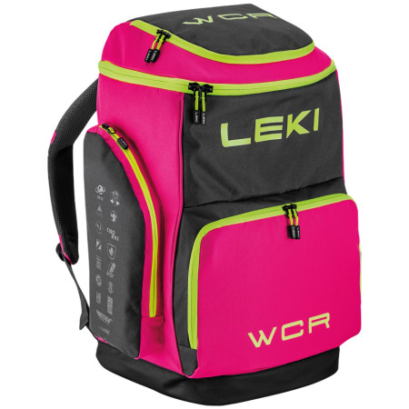 Калъф за обувки Leki Skiboot Bag WCR / 85L розов neonpink-black-neonyellow