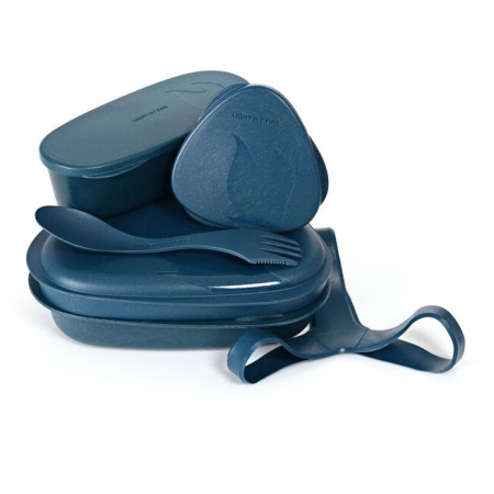 Комплект прибори Light My Fire LunchKit BIO син Hazyblue