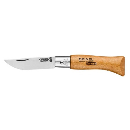 Сгъваем нож Opinel N°03 Carbon природен