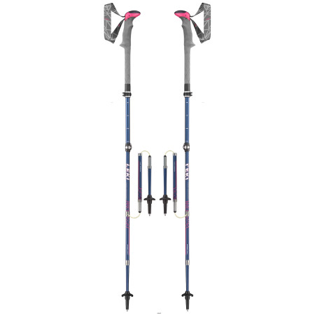 Туристически щеки Leki Micro Vario Carbon Lady син DeepblueWhiteBerry
