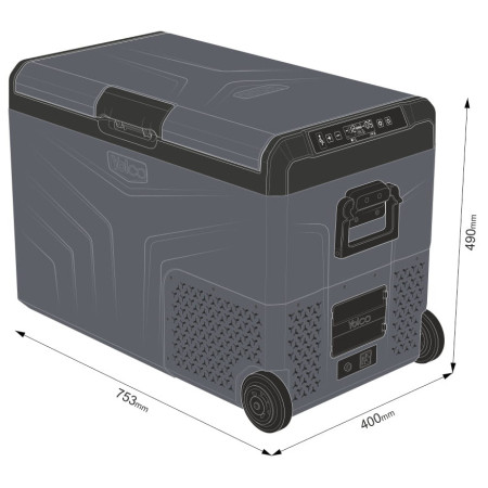 Kомпресорен хладилник Yolco TCX50