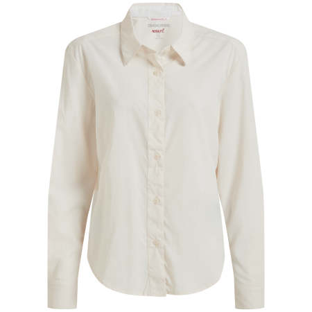 Риза Craghoppers NosiLife Freeda Long Sleeved Shirt бежов Sea Salt