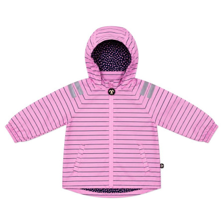 Детско яке DucKsday Rainjacket Em розов Pink/Green