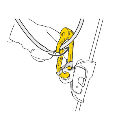 Карабинер Petzl Rollclip A Triact-Lock