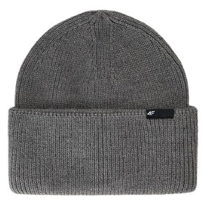 Шапка 4F Cap U652 сив MIDDLE GREY MELANGE