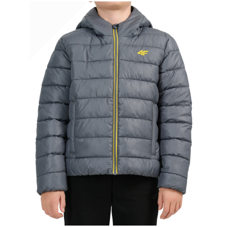 Детско яке 4F Down Jacket M0914 Dark Grey сив Dark Grey