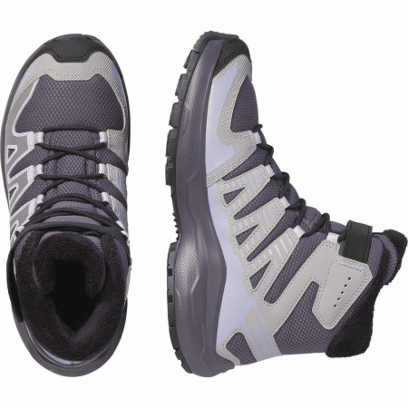 Детски обувки Salomon Xa Pro Winter Wp J Nine Iron-Gull-Cosmic Sky
