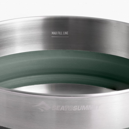 Сгъваема тенджера Sea to Summit Detour Stainless Steel Collapsible Pot 3L