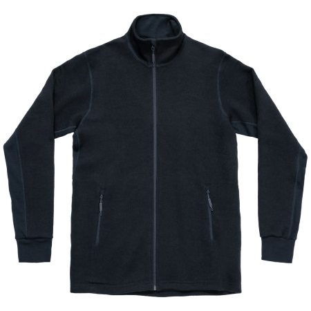 Функционален мъжки суитшърт Devold Thermo Wool Jkt Man черен Ink