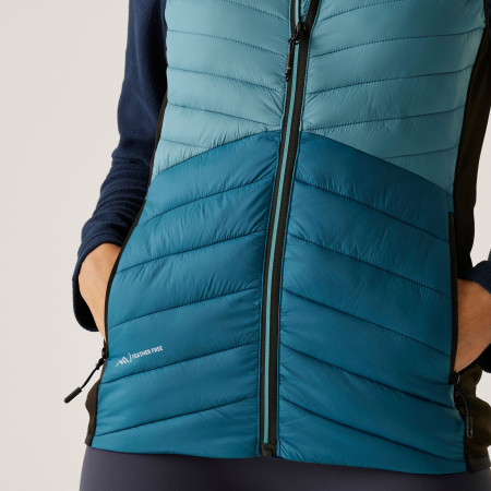 Дамска жилетка Regatta Women’s Leedre Hybrid B/W