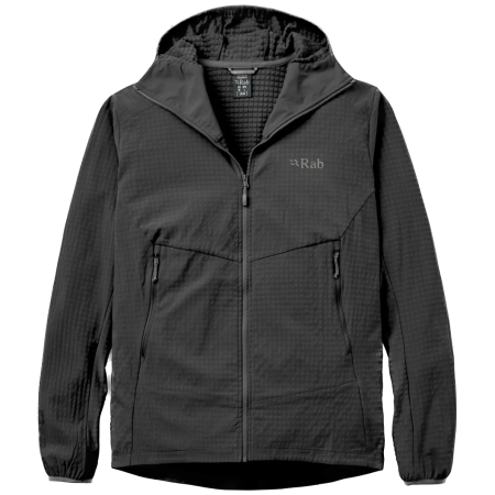 Мъжки суитшърт Rab Quantra Pro Hoody черен