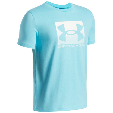 Детска функционална тениска Under Armour UA B Boxed Sports Update SS Fresco Blue