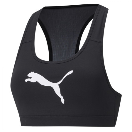 Спортен сутиен Puma Mid Impact 4Keeps Graphic Bra PM черен/бял