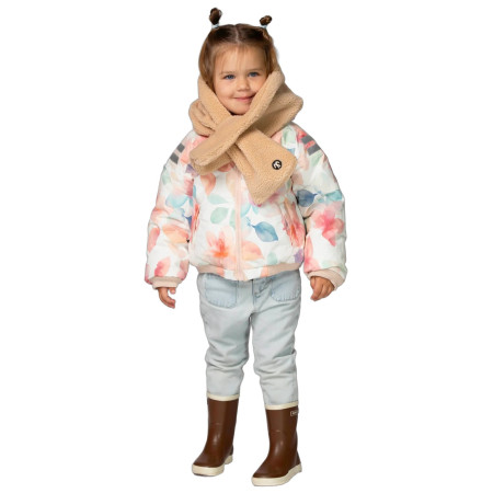 Детско зимно яке DucKsday Reversible Jacket Bliss/Sherpa růžová/hnědá Pastel/Pink